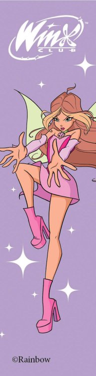 Вселенная Winx/Винкс Winx. Закладка с резинкой. Флора