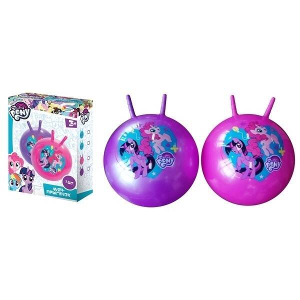 МЯЧИ (Умка) Мяч "Играем вместе" "Hasbro. Мой маленький пони" 45см с рожками, в ассорт. в русс. кор. в кор.24шт