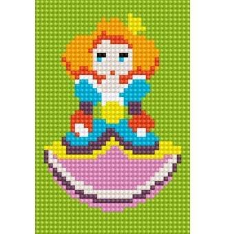 Алмаз. мозаика (блест.) 10х15 см, с подр., с полн. заполн. (10 цв.) ПРИНЦЕССА (AS1007)