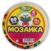Мозаика пластиковая. 80 фишек. 4 цвета. Круглая. Диаметр 185мм Умные игры в кор.24шт