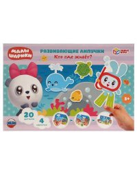Кто где живёт? Млышарики. Игра с липучками в коробке. Умные игры в кор.20шт