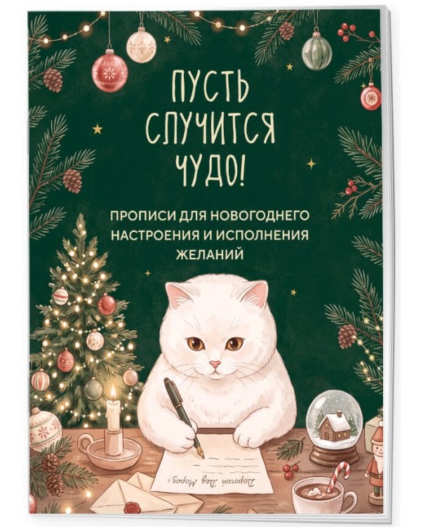 Дополнительное изображение книги «Пусть случится чудо! Прописи для новогоднего настроения и исполнения желаний»