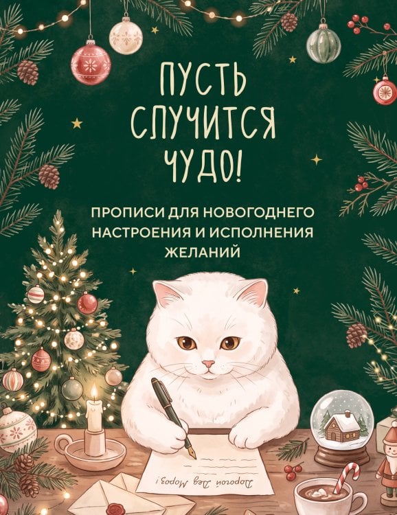 Обложка книги «Пусть случится чудо! Прописи для новогоднего настроения и исполнения желаний», ISBN 9785042537219