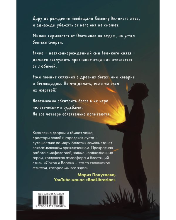 Комплект Золотые Земли (книга Сокол и ворон+тетрадь)