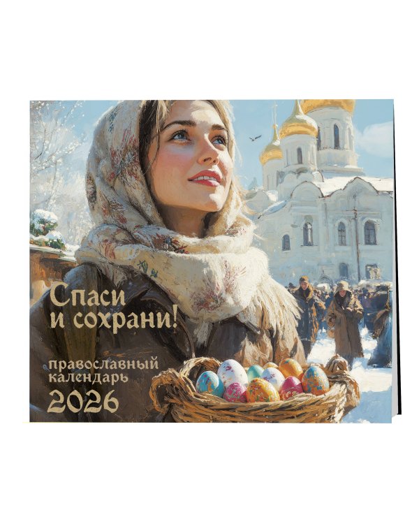 Спаси и Сохрани. Православный календарь с редкими молитвами. Календарь настенный на 2026 год (300х300)