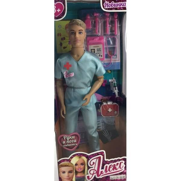 Кукла 29 см Алекс , руки и ноги сгиб, акс, кор КАРАПУЗ в кор.24шт