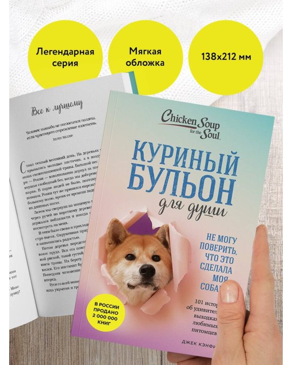 Куриный бульон для души. Не могу поверить, что это сделала моя собака! 101 история об удивительных выходках любимых питомцев