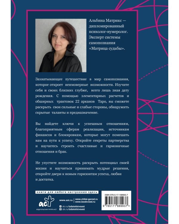 Дополнительное изображение книги «Матрица судьбы от А до Я»