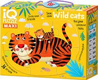 IQ Пазл Напольный  Дикие кошки (Wild cats) 3+