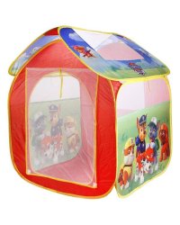 ДЕТСКАЯ ИГРОВАЯ ПАЛАТКА "ИГРАЕМ ВМЕСТЕ" "ЩЕНЯЧИЙ ПАТРУЛЬ" 83*80*105СМ В СУМКЕ в кор.24шт