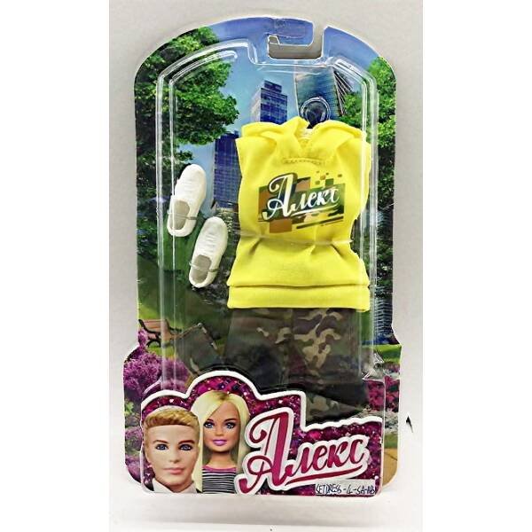 Аксессуары для кукол 29 см комплект одежды и акс для алекса, блист КАРАПУЗ в кор.36шт