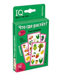 Умные игры с картами. Что где растёт? Игра находилка