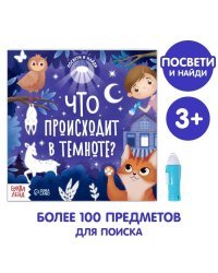 Книга с фонариком «Что происходит в темноте?», 24 стр.