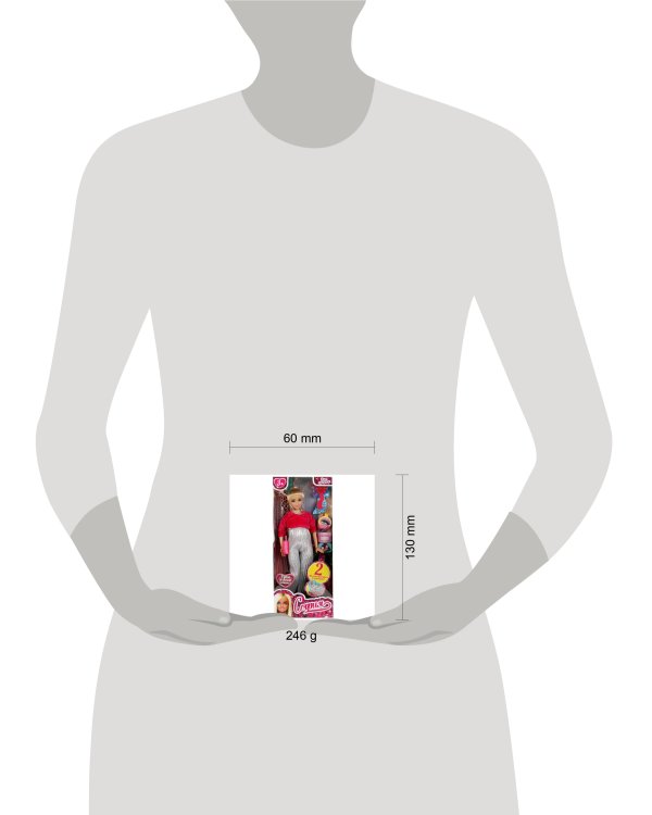 Кукла 29 см София беременная двойней, руки и ноги сгиб, ресницы, акс, кор КАРАПУЗ в кор.24шт