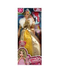 Кукла 29 см София, руки и ноги сгиб, принцесса, акс, кор КАРАПУЗ в кор.24шт