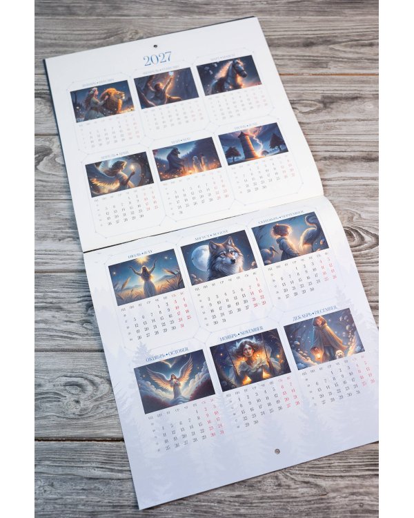 Матрица судьбы с расшифровками. Аркан каждого месяца. Календарь 2026