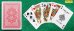Игральные карты серия "Lewis & Wolf" red 54 шт/колода  (poker size index jumbo, 63*88 мм) ИН-3824