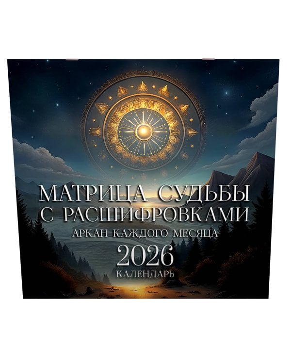 Матрица судьбы с расшифровками. Аркан каждого месяца. Календарь 2026