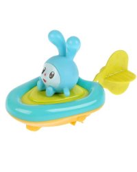 Игрушка пластизоль д/ванны Капитошка Малышарики, Лодка+Крошик выс.5,5см, блистер в кор.2*24шт