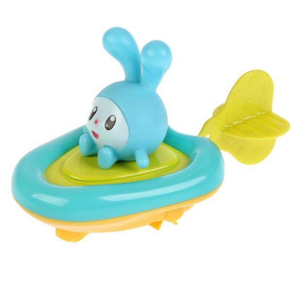Игрушка пластизоль д/ванны Капитошка Малышарики, Лодка+Крошик выс.5,5см, блистер в кор.2*24шт