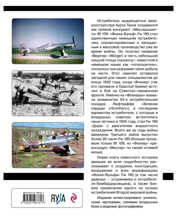 Истребитель «Фокке-Вульф» Fw 190. Легендарный «потрошитель» Люфтваффе