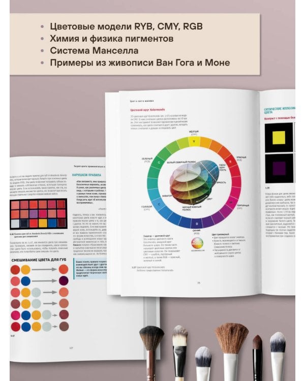 Цвет и свет в макияже. Профессиональное руководство по колористике и спецэффектам для визажистов