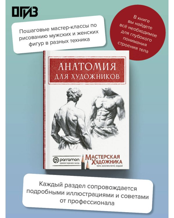 Дополнительное изображение книги «Анатомия для художников»