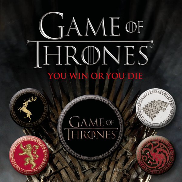 Вселенная Game of Thrones/Игра Престолов Игра Престолов. Набор значков (Гербы домов)
