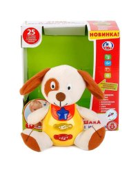 ОБУЧАЮЩАЯ ИГРУШКА "УМКА" "СОБАКА" НА БАТ. СВЕТ+ЗВУК, РУССИФИЦ. В РУСС. КОР. в кор.2*24шт