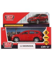 Машина металл "HONDA CR-V" 12см, открыв. двери, инерц., красный в кор. Технопарк в кор.2*36шт