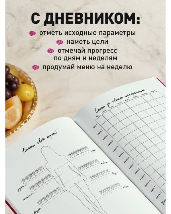 Дневник питания и тренировок. 12 недель на пути к себе (клубника)