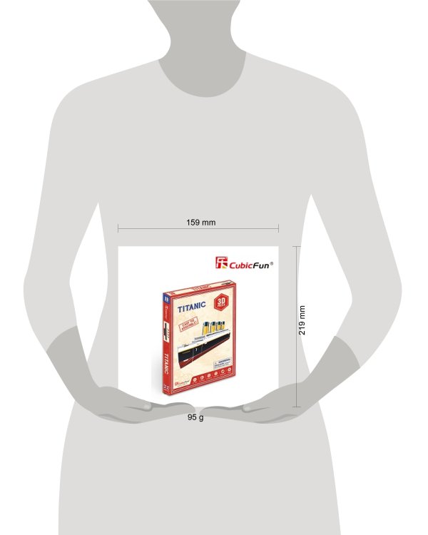 3D пазл Титаник, 30 деталей