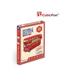 3D пазл Лондонский двухэтажный автобус, 57 деталей