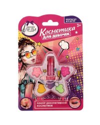 Косметика ДЛЯ ДЕВОЧЕК тени для век, помада МИЛАЯ ЛЕДИ в кор.2*180шт