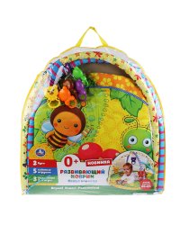 Детский игровой коврик "Умка" божья коровка с игрушками на подвеске в пак. (русс. уп.) в кор.18шт