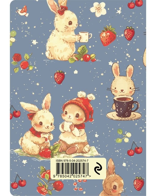 Cute Bunny Notebook (А6, 32 л., дизайнерская бумага)