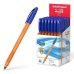 Ручка шарик. ErichKrause ULTRA GLIDE TECHNOLOGY U-108 ORANGE 1 мм синий оранж. треуг. корп.