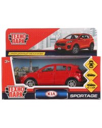 Машина металл "KIA SPORTAGE" 12см, открыв. двери, инерц., красный в кор. Технопарк в кор.2*36шт
