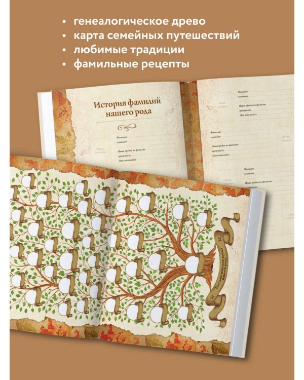 Родословная книга "Семейное древо" (слоновая кость)