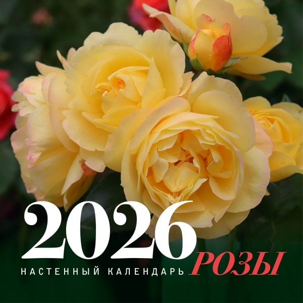 Календарь настенный Розы. Настенный календарь на 2026 год