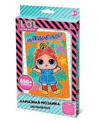 Алмазная мозаика LOL.
"Outrageous" 10*15 cм.