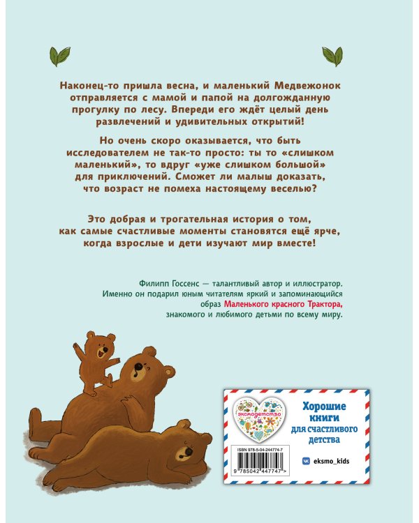 Дополнительное изображение книги «Маленький Медвежонок и весеннее путешествие (ил. Ф. Госсенса)»