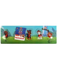 Игрушка деревянная Щенячий Патруль вкладыши 30*10 см, терм. пакет Буратино в кор.200шт