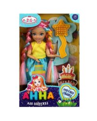 Кукла 15 см Анна, руки и ноги сгиб, кор КАРАПУЗ в кор.120шт