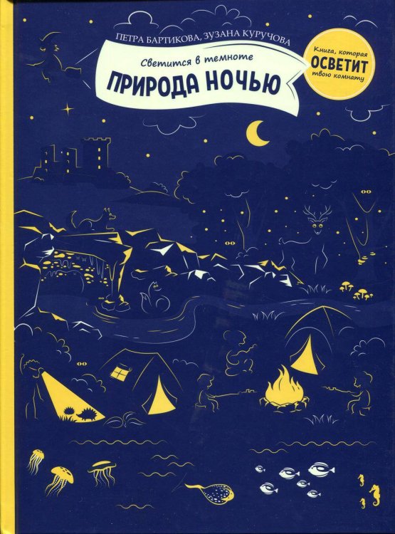 Обложка книги «Природа ночью (светится в темноте)» — Бартикова Петра, ISBN 9789851546721