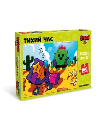 Brawl Stars. Пазл 160 элементов.Спайк и Сенди тихий час.