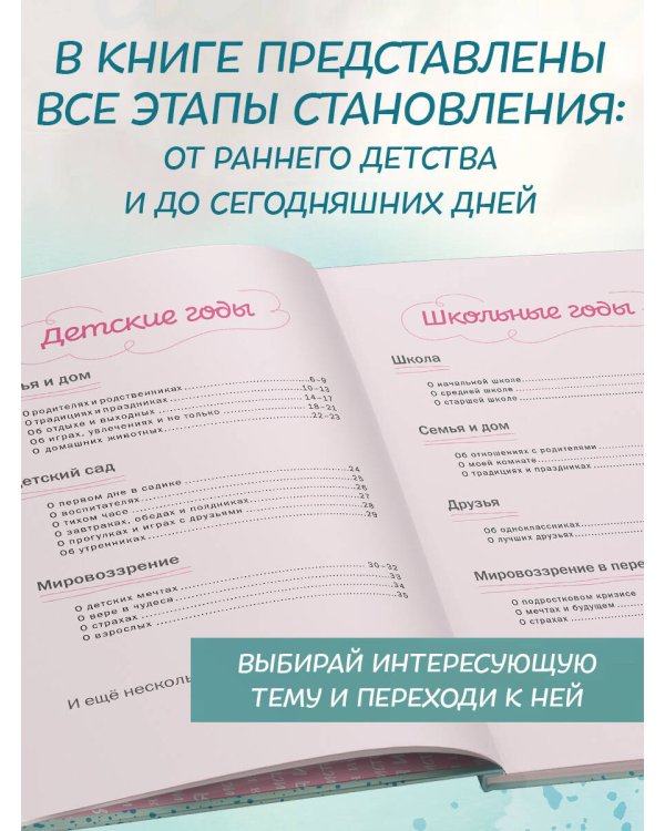 Моя история. Книга обо мне (мятная обл.)