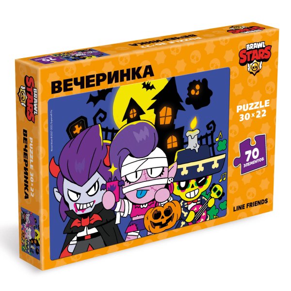 Brawl Stars.Пазл 70 элементов.Вечеринка