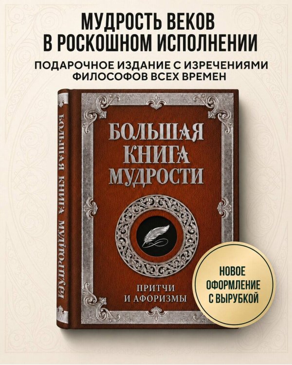 Дополнительное изображение книги «Большая книга мудрости (с вырубкой)»
