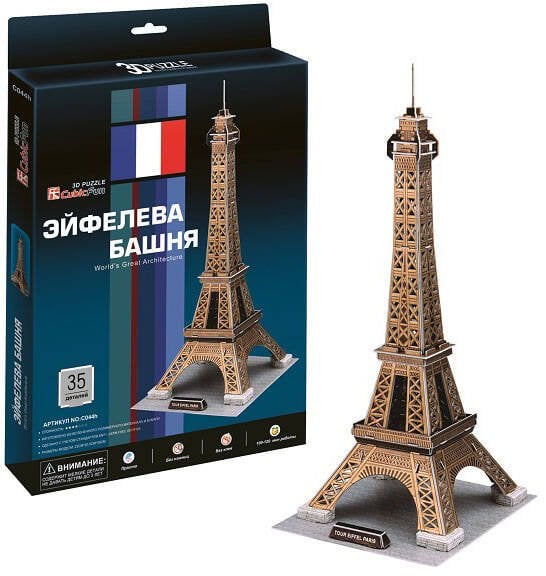 3D пазл Эйфелева башня, 39 деталей